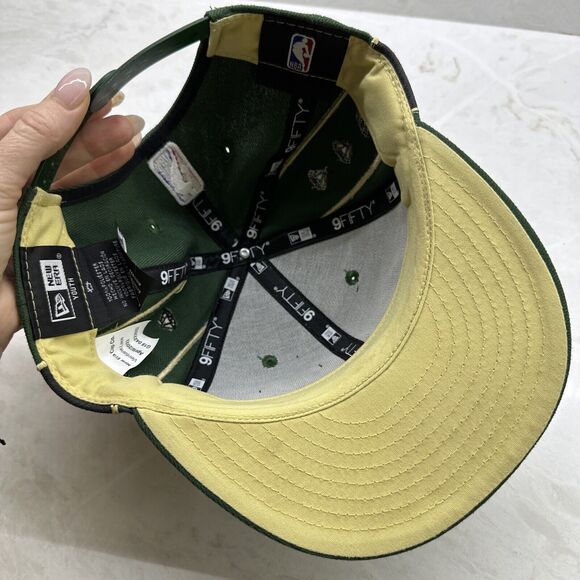 Boston Celtics Hat Cap Youth Boys Adjustable NBA Basketball New Era 59Fifty - Picture 8 of 9